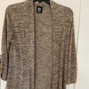 Draped waterfall Open Front  cardigan
